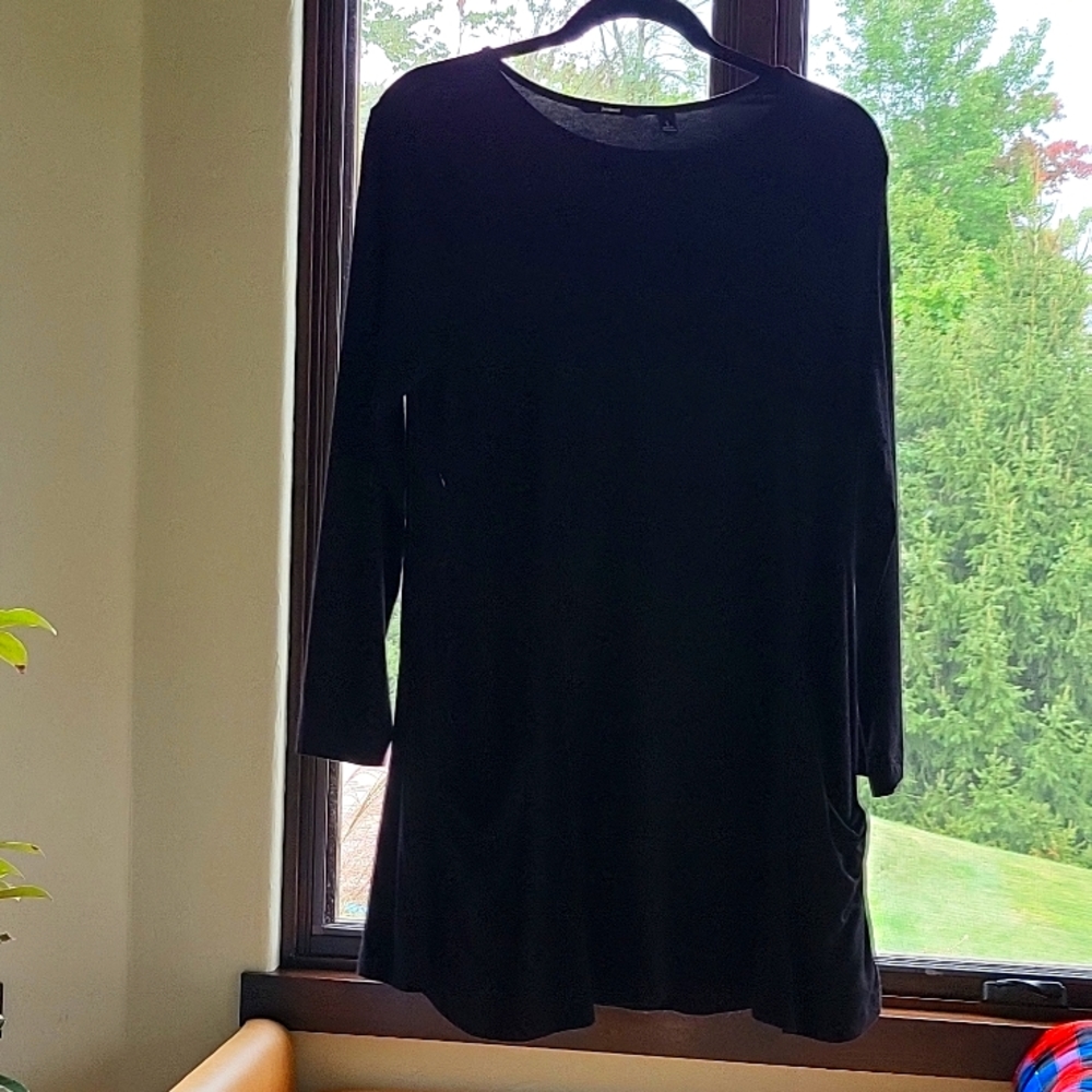 Betabrand black travel dress